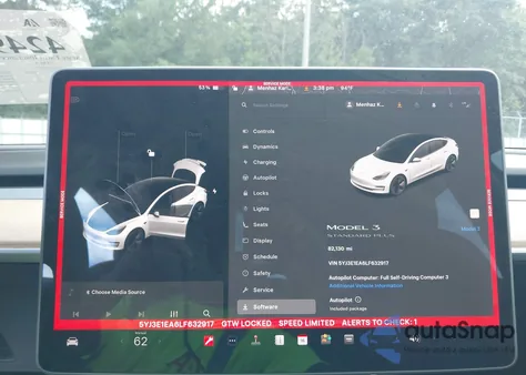 2020 Tesla Model 3 Standard Range Plus Rear-Wheel Drive/Standard Range Rear-Wheel Drive из США, поврежденный, VIN 5YJ3E1EA6LF632917